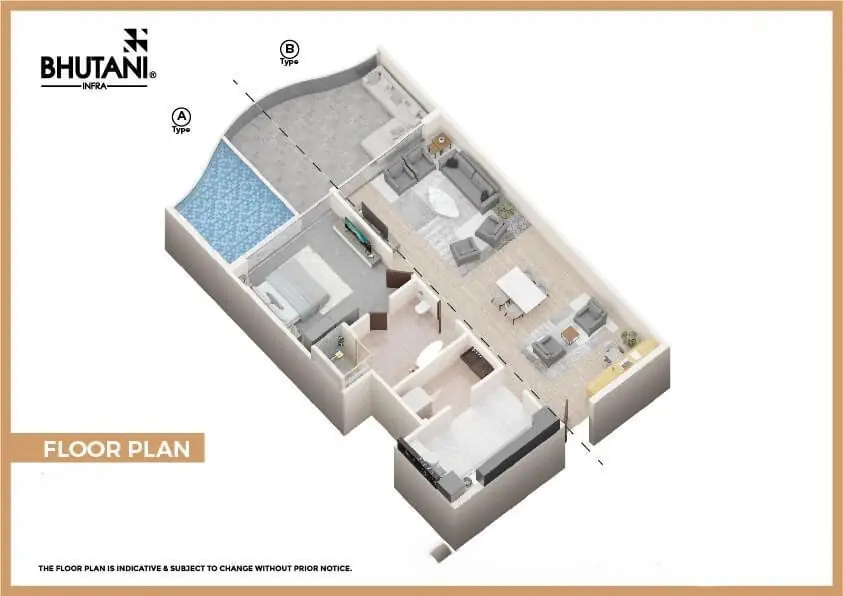 Bhutani Bayview Film City Floor Plan